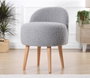 Atelier Del Sofa Puff de Piel Sintética Gris